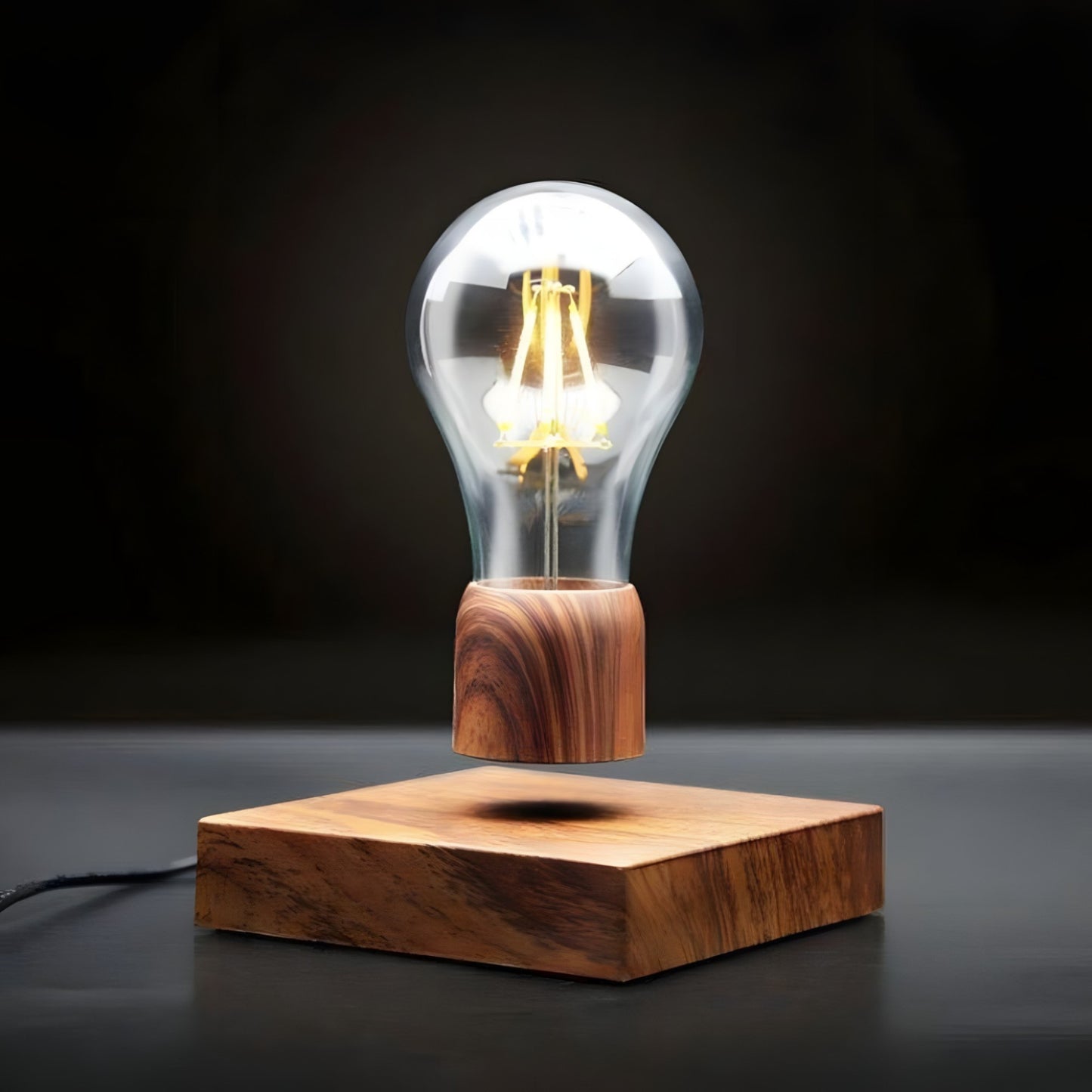 Magnetic Levitation Light Bulb