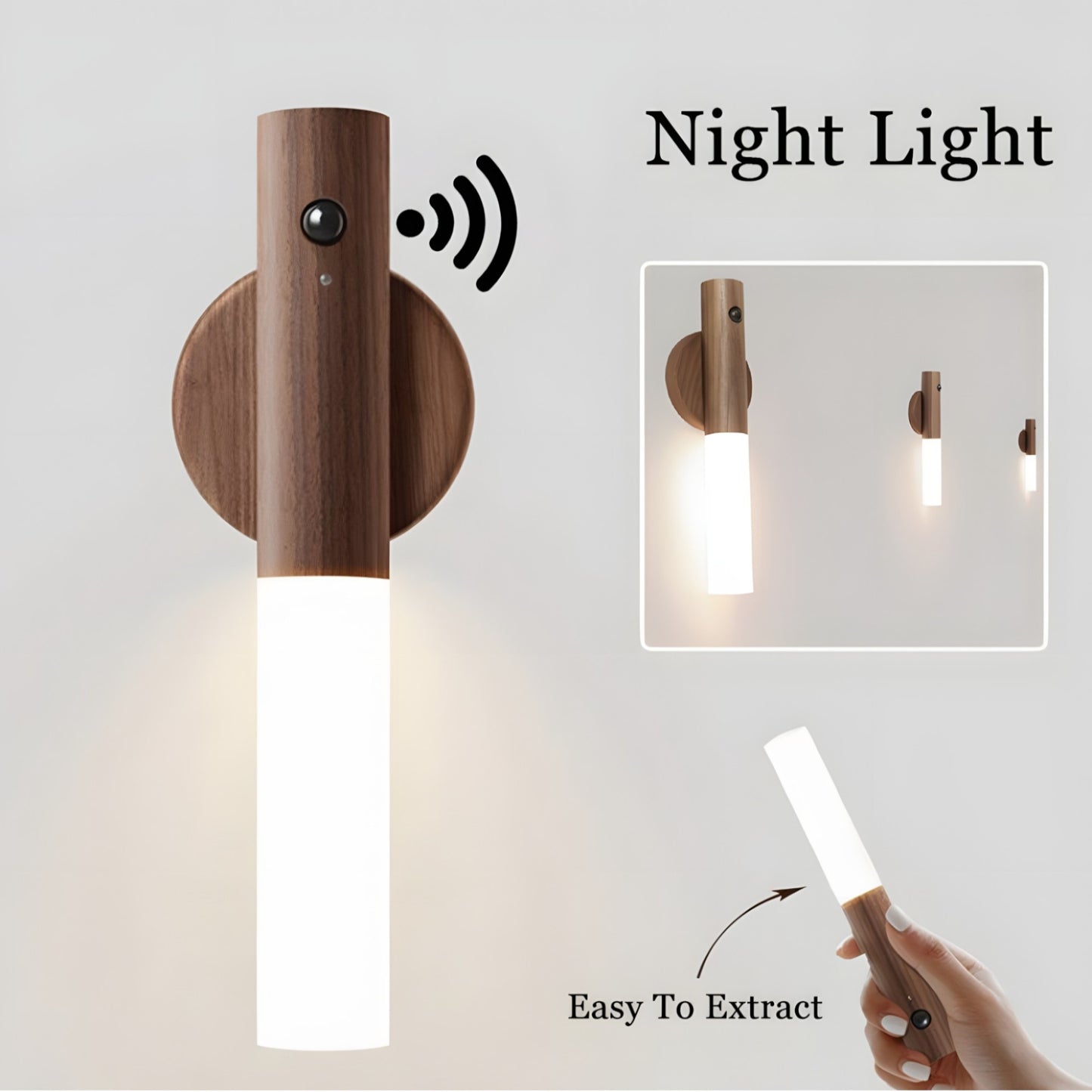 Auto LED USB Magnetic Night Light