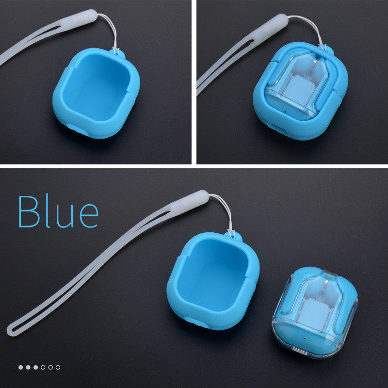 Mini Transparent Bluetooth Headset – ENC Noise Reduction & Sports Music