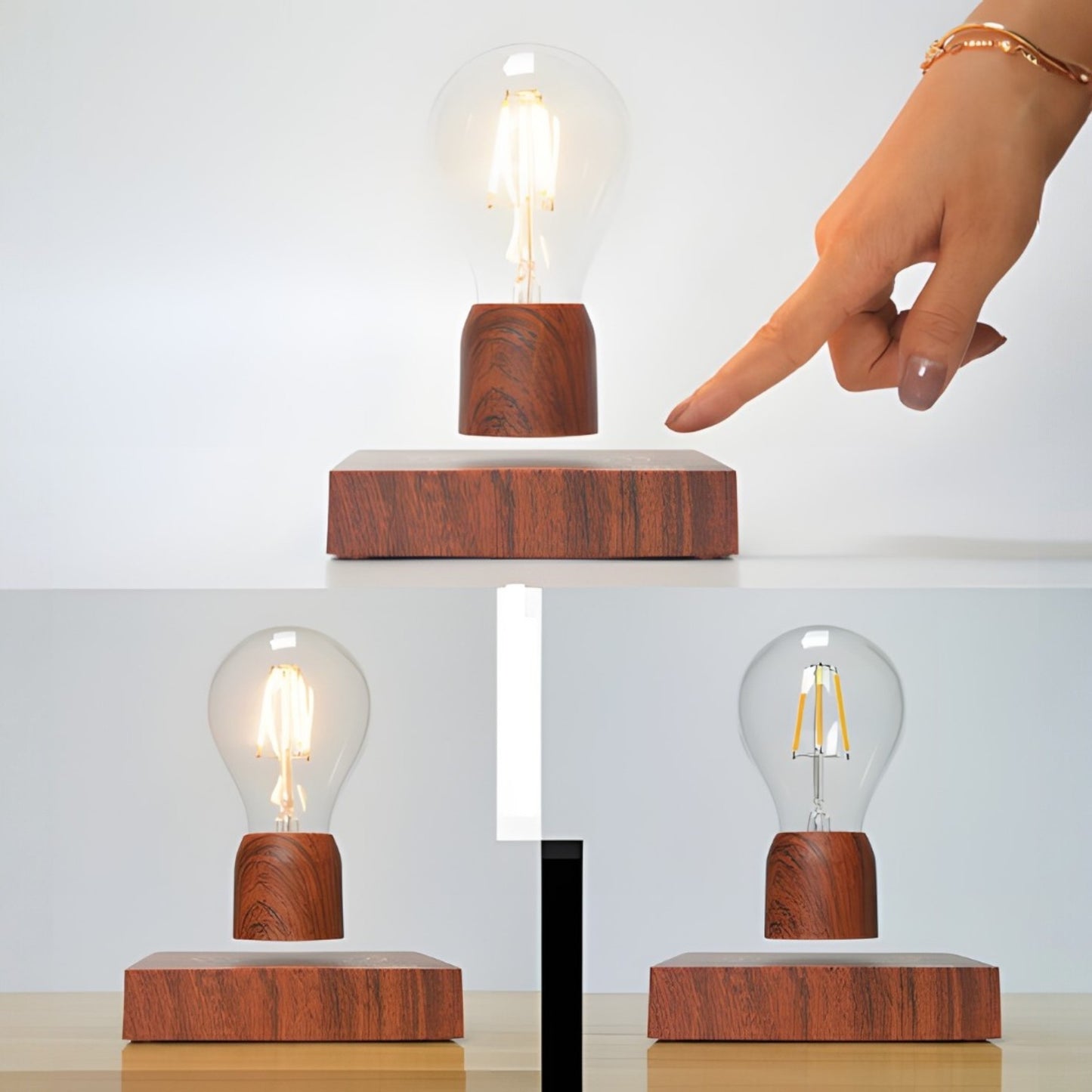 Magnetic Levitation Light Bulb