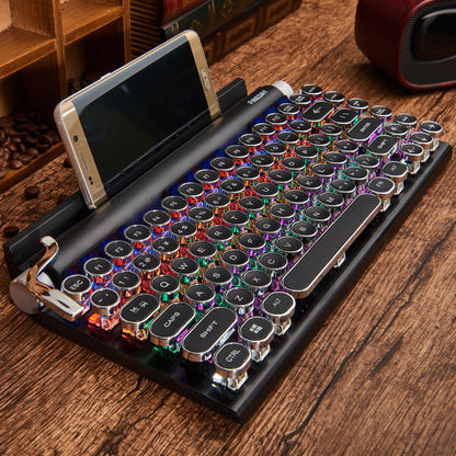 Dot retro typewriter mechanical keyboard