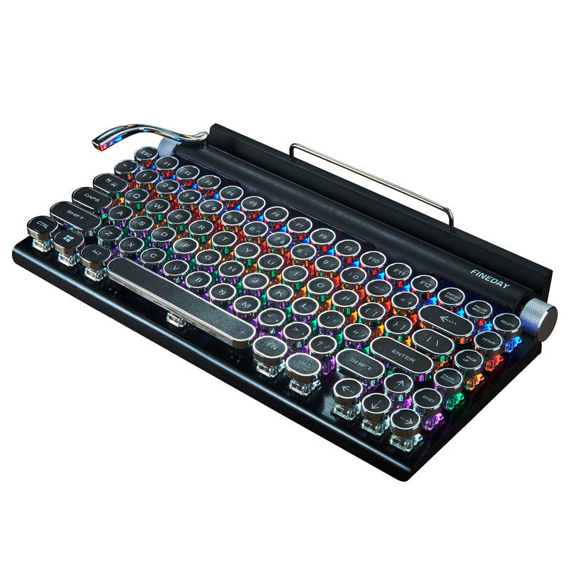 Dot retro typewriter mechanical keyboard