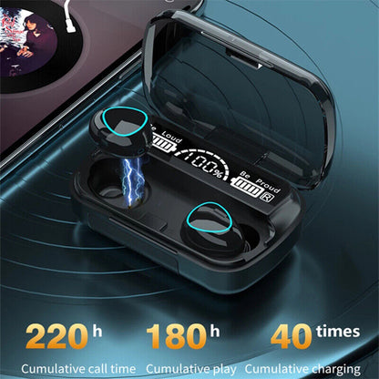 TWS Wireless Earbuds Bluetooth 5.0 Waterproof Headset Headphones Bluetooth Earphones Sport Waterproof Headset