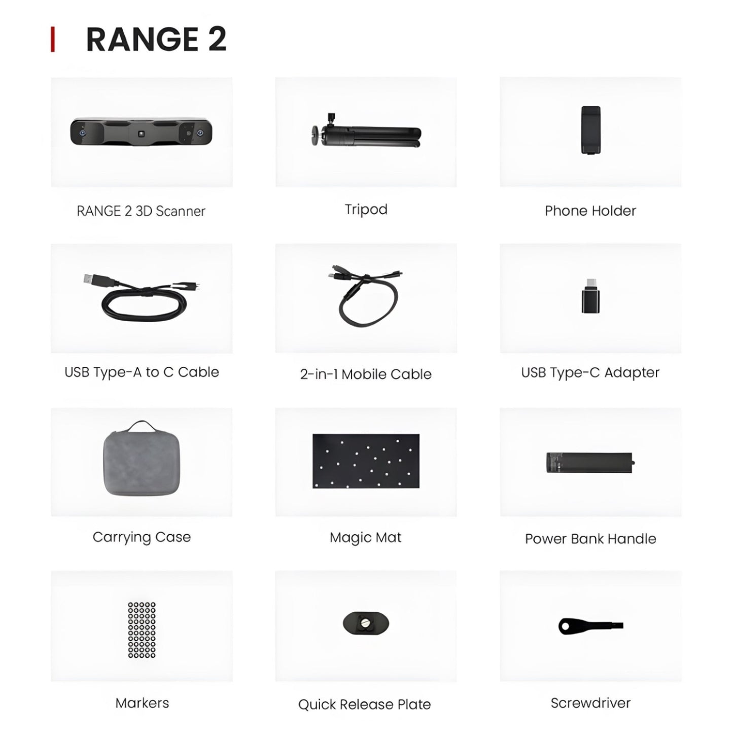 3D SCANNER REVOPOINT RANGE 2